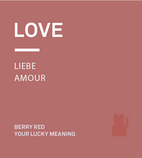 Winkekatze berry red liebe