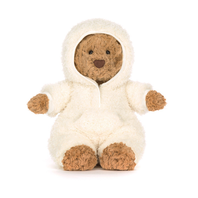 Bartholomew Bear All-in-one Outfit kuschelbär mit weißem outfit