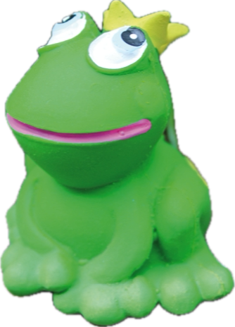 Quitschefrosch mit Krone