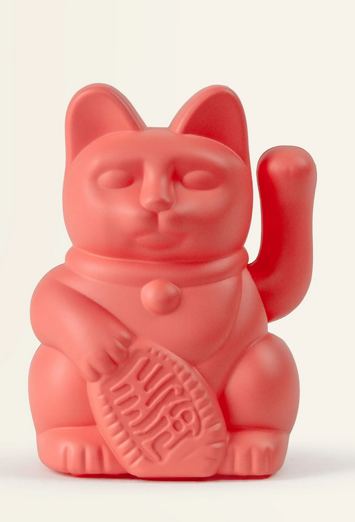 Winkekatze Solar Neon Orange