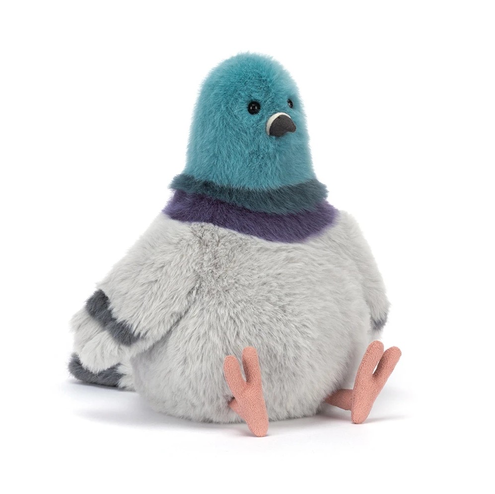 Strutton Pigeon kuscheltier taube grau grün lila