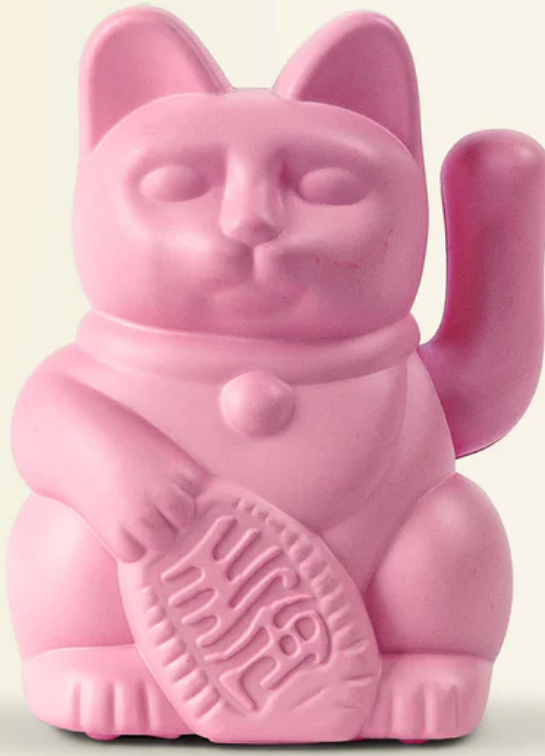 Winkekatze Solar Hot Pink