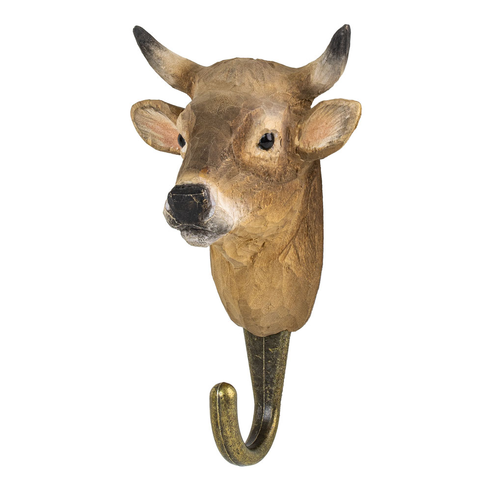 Kleiderhaken Alpkuh - Hook Alpine Cow