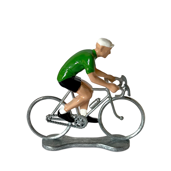 Fahrradfahrer grün