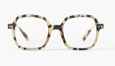 Lesebrille mit baige schwarzem rahmen