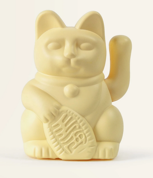 Winkekatze Solar Gelb