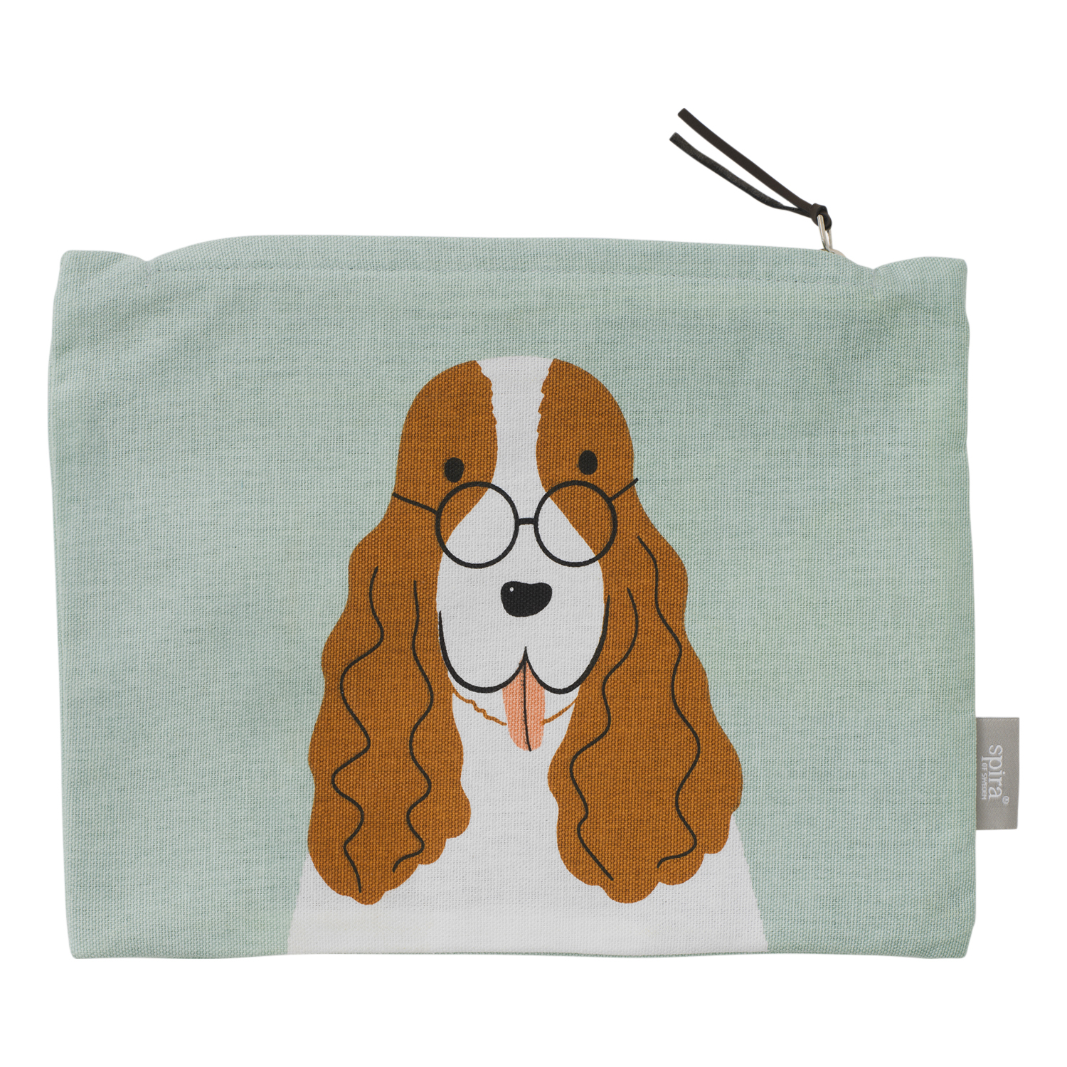 AGDA Toiletry Bag tuerkiese toiletry bag mit hundemotiv