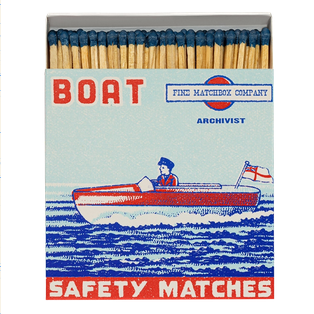 Boat Matches Streichhölzer mit verpackungsmotiv boot