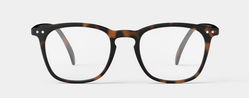 Lesebrille Model #E mit schwarz /braunem rahmen