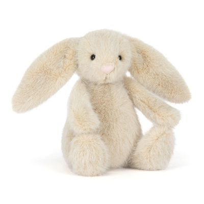 kleiner beiger kuschelhase