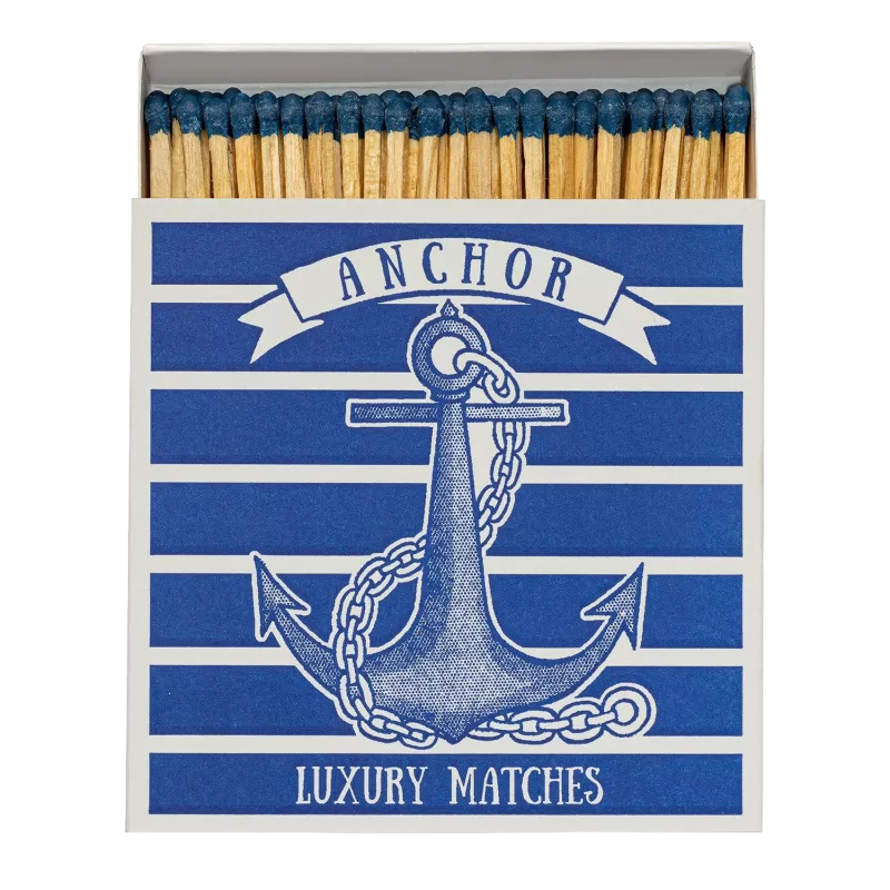 Streichhölzer verpackung mit Ankermotiv